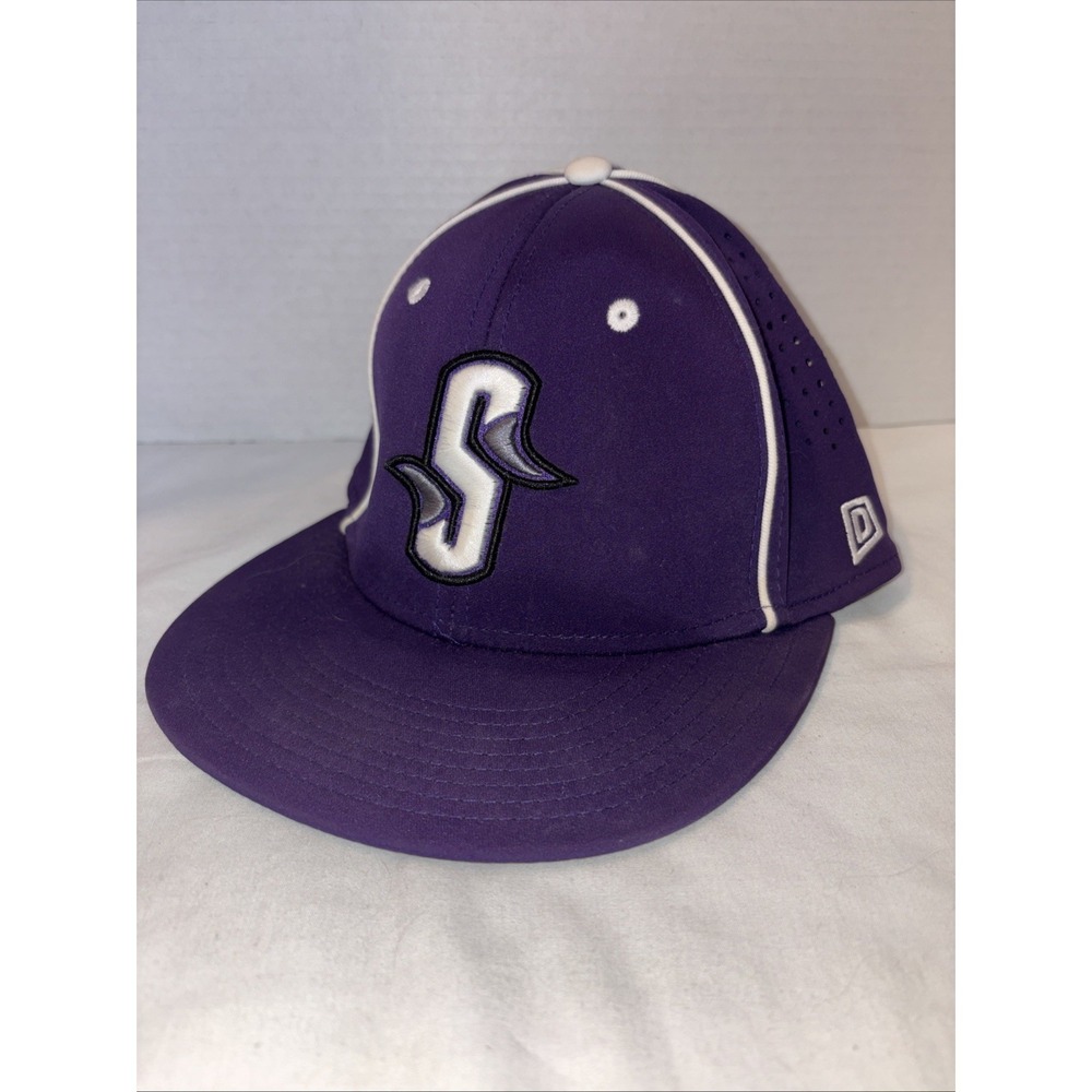 Seattle Kraken NHL Hockey Baseball Hat, Purple White Size M-L A – Flex
